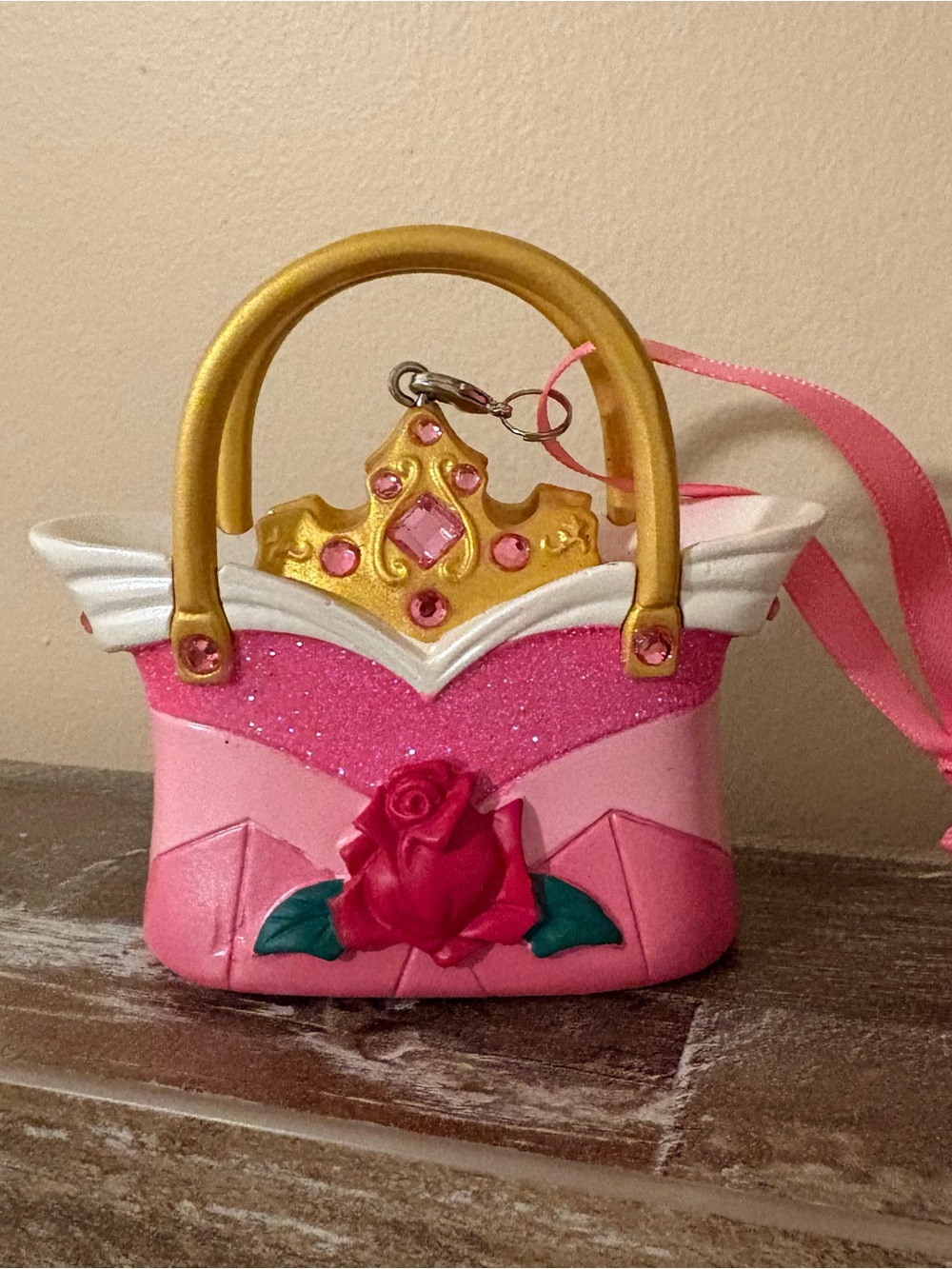 Disney sleeping beauty purse ornament
